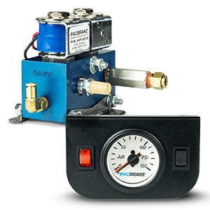 Pacbrake基本同步电气驾驶室控制套件与机械仪表