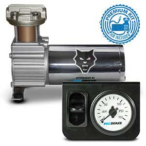 Pacbrake Premium Simultaneous Paddle Valve In-Cab Control Kit with Mechanical Gauge